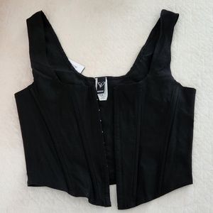 NWT Windsor Black Corset Top
